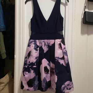 A graduation dress with pockets